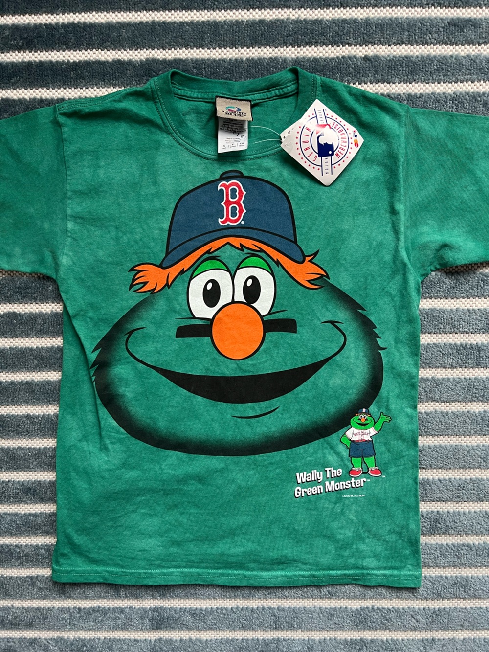 NWT Liquid Blue Wally the Green Monster Boston Red Sox Youth Small T-Shirt